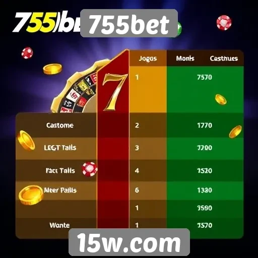 Comparativo de jogos oferecidos na plataforma 755bet